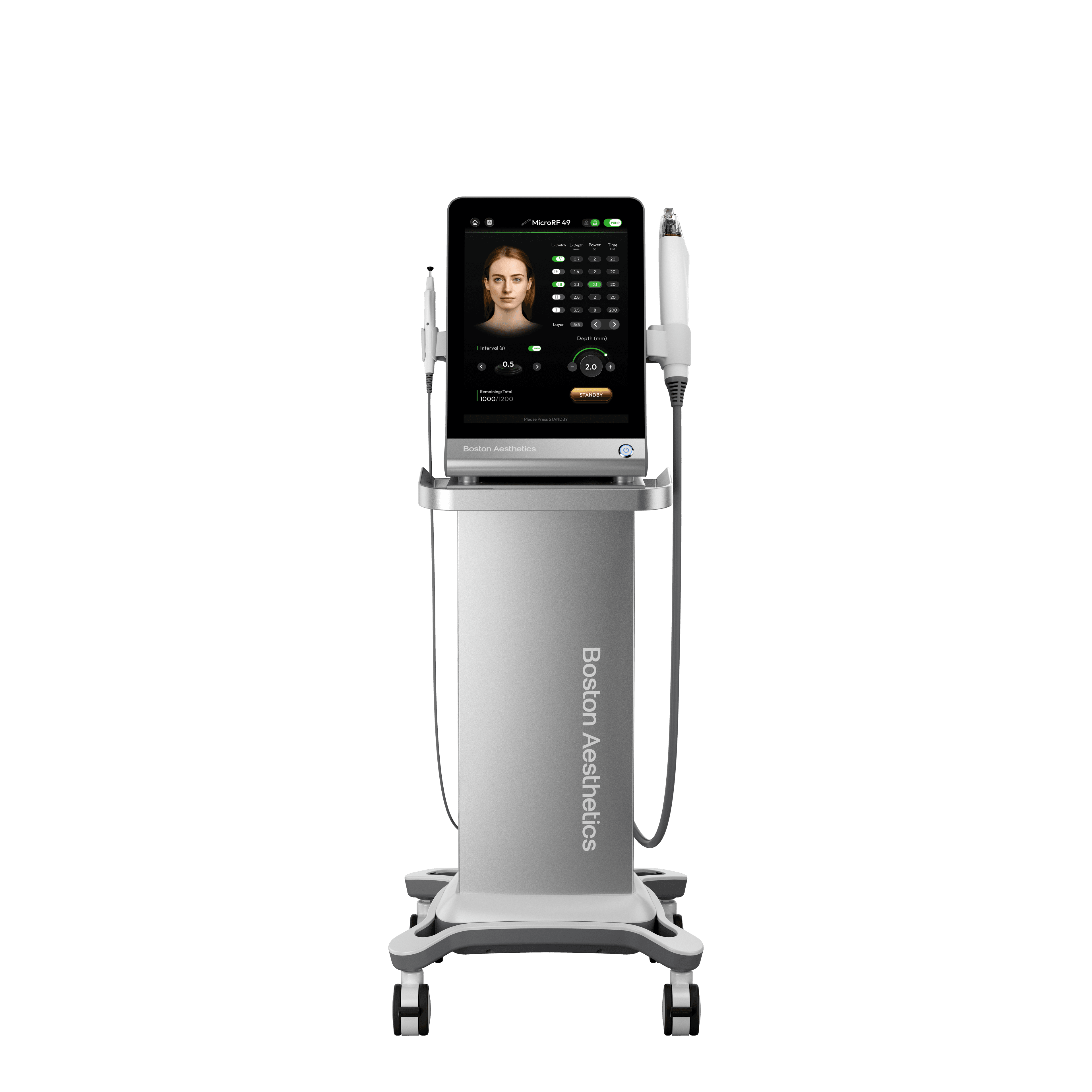 Manufacturer image of the ZenTite RF microneedling system