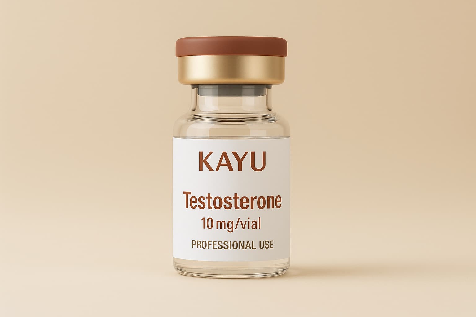 Premium unbranded hormone therapy vial