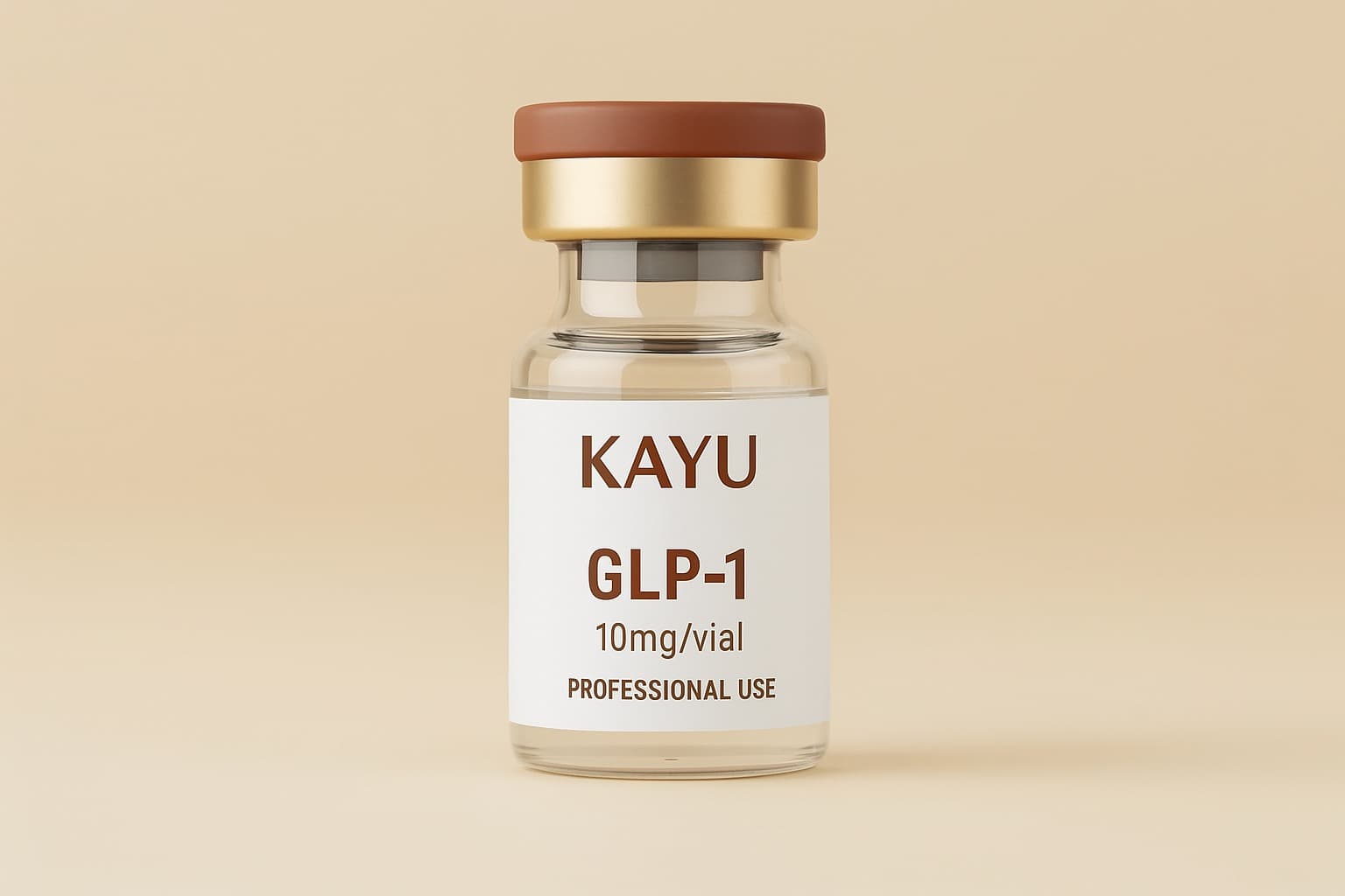 Premium unbranded peptide therapy vial