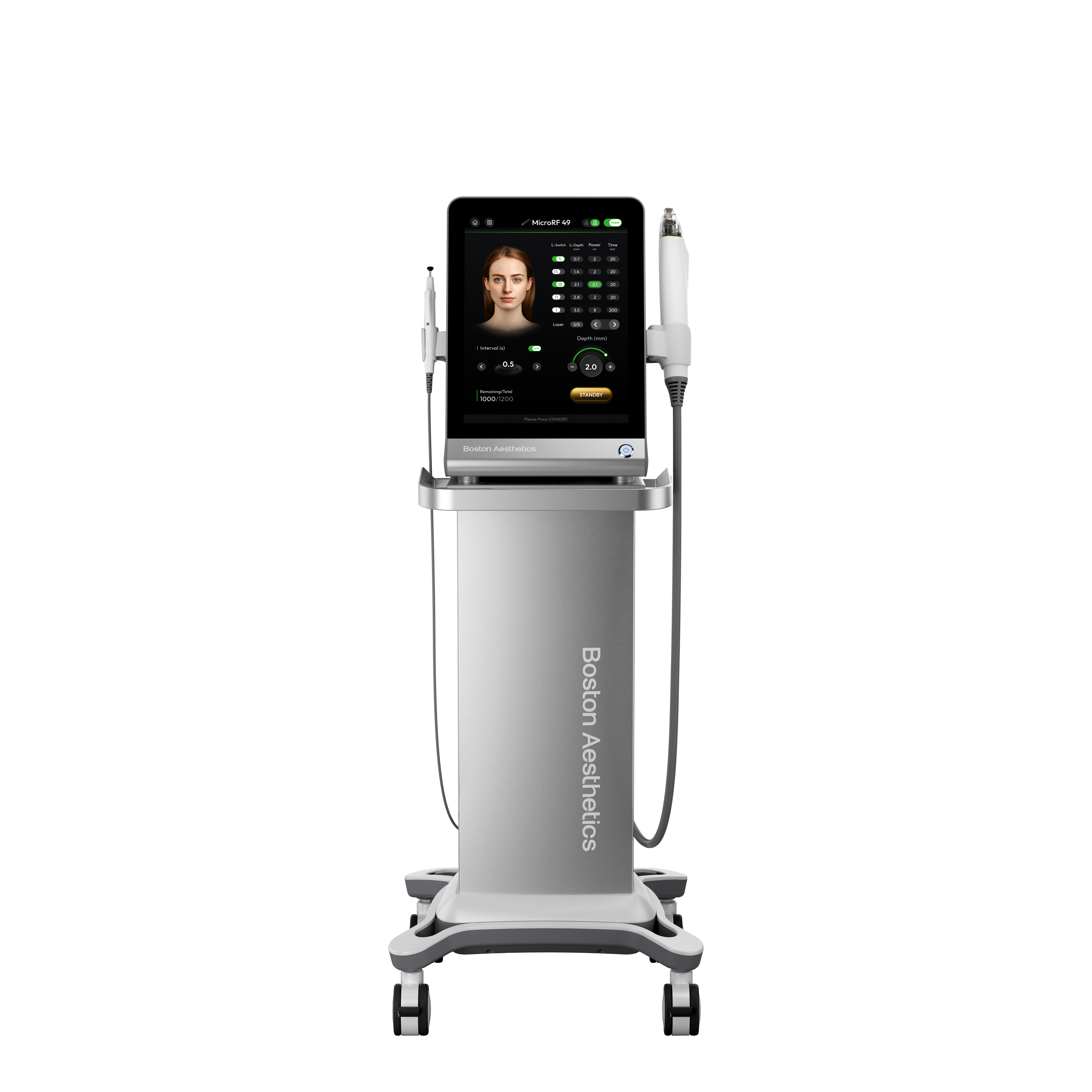 ZenTite RF microneedling platform shown on KAYU's Chatsworth treatment page
